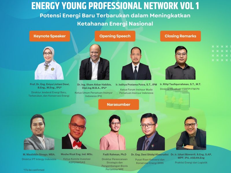 EYPN Vol. 1 hadir sebagai forum profesional muda membahas potensi energi terbarukan untuk wujudkan ketahanan energi nasional.