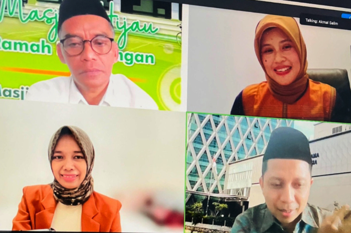 Kemenag bersama Bank Sampah Digital gelar edukasi pengelolaan sampah masjid lewat webinar Ecotheology in Action untuk jamaah.