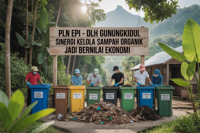 PLN EPI - DLH Gunungkidul Sinergi Kelola Sampah Organik Jadi Bernilai Ekonomi