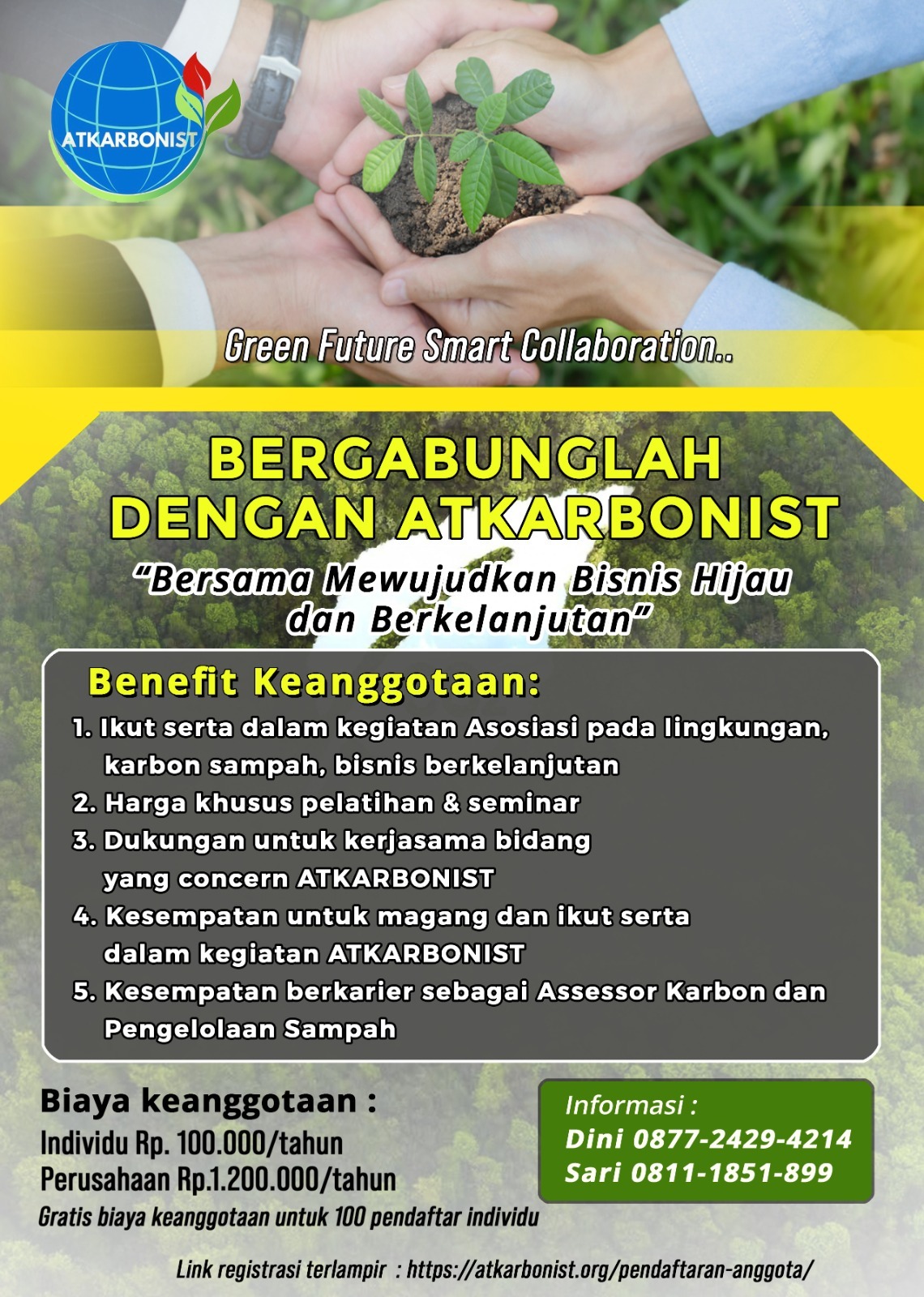 Bergabung dengan ATKARBONIST memberikan sejumlah keuntungan eksklusif yang tidak hanya memperluas wawasan, tetapi juga membuka peluang karier di sektor hijau: